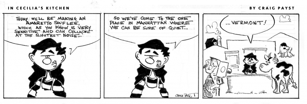 In Cecilia's Kitchen, comic strip by Craig Payst