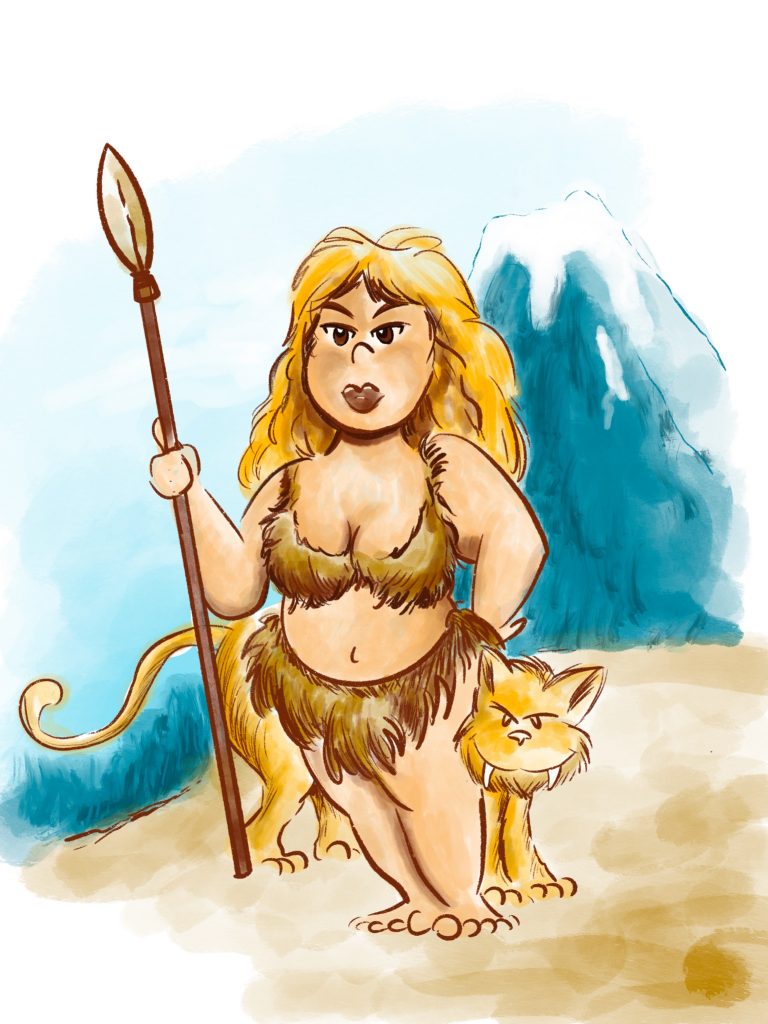 cave girl