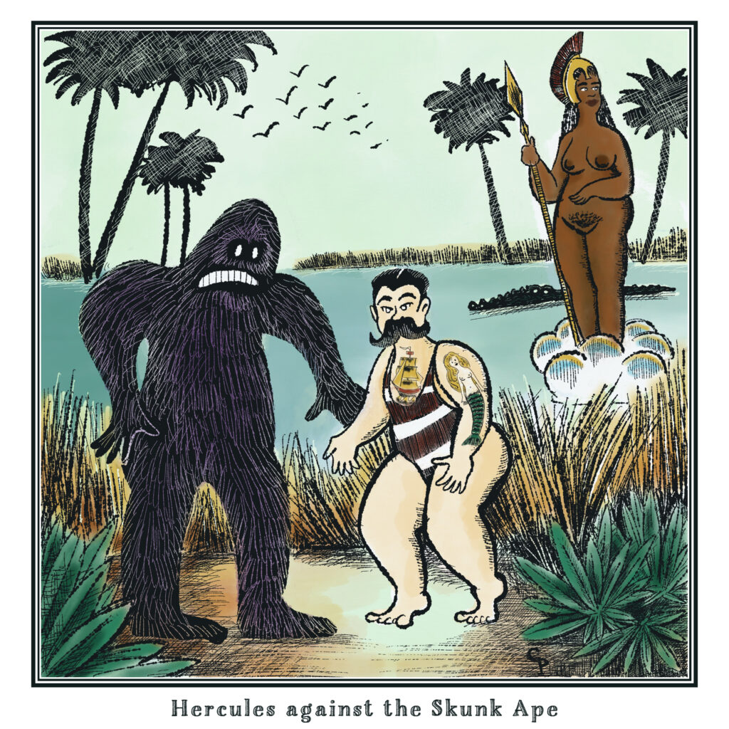 Hercules against the Skunk Ape